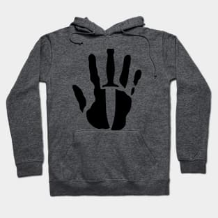 black hand, no seal Hoodie